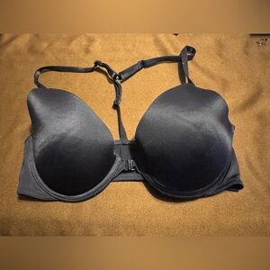 Victoria's Secret Black Wear Everywhere Racerback Push-Up Bra Women's 34C 07/15